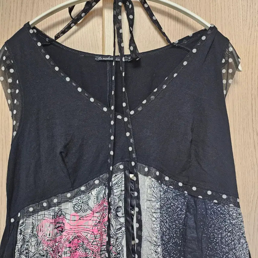 [BUNJANG] French Patchwork Pattern Women's Blouse / 프랑스패치워크 무늬 여성 블라우스