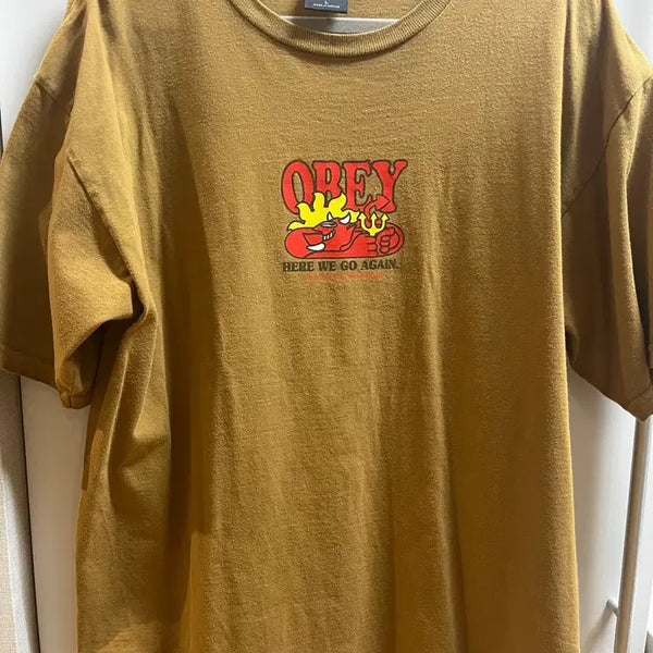 [BUNJANG] Obey Oversized T-Shirt / 오베이 반팔티