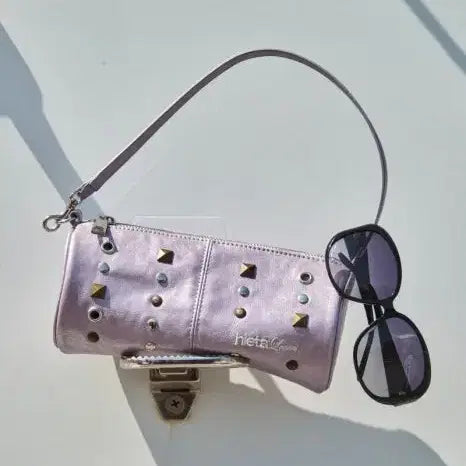 [BUNJANG] Hieta x Double Lovers Collaboration Isla Shoulder Bag Pearl Pink / 히에타 hieta x 더블러버스 콜라보 숄더백 가방 ISLA 펄핑크