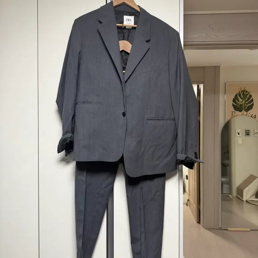 [BUNJANG] Zara Men's Edison Suit Set Dark Grey / 자라 멘즈 에디선 수트 세트 다크그레이