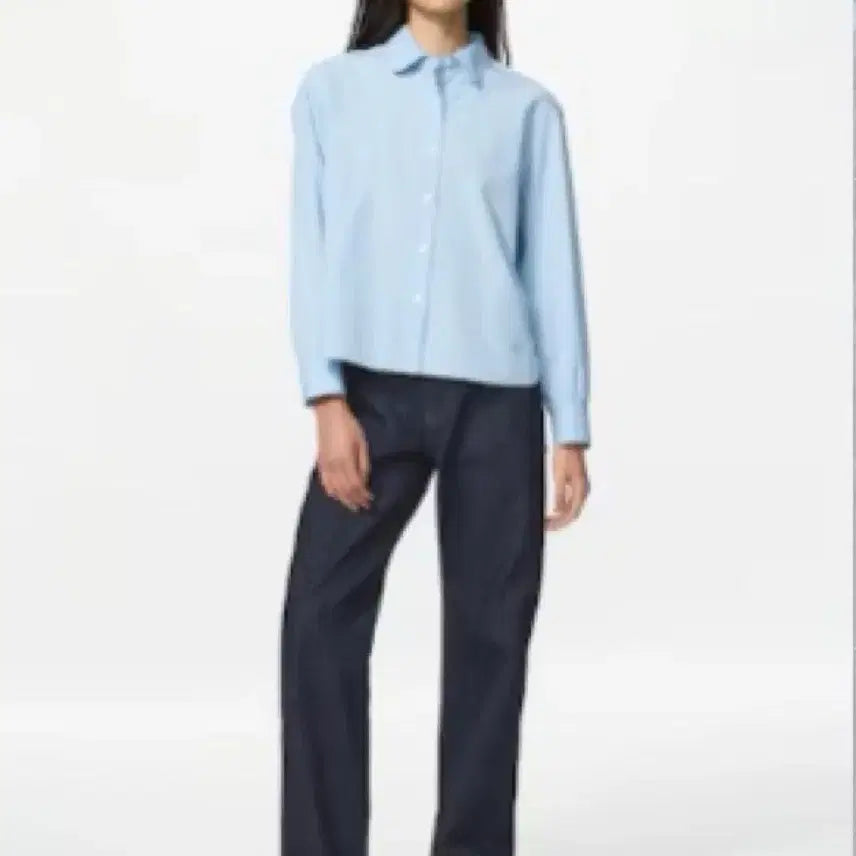 [BUNJANG] Uniqlo JWA Straight Jeans Navy / 유니클로 JWA 스트레이트진 네이비 새제품