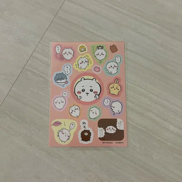 [BUNJANG] Chiikawa Chiiikawa All Over Lottery Purchase Exclusive Sticker / 치이카와 투성이 쿠지 구매 특전 스티커