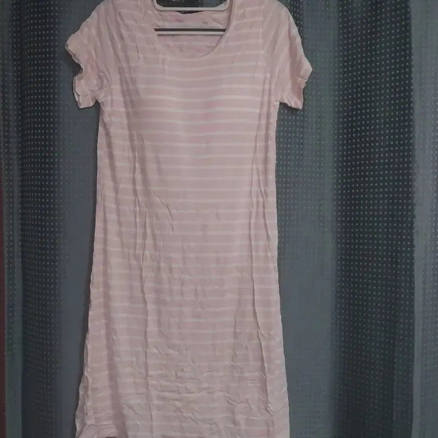 [BUNJANG] Modal Striped Home Wear Set with Built-in Bra Cups / 브라캡있는 홈웨어 2벌