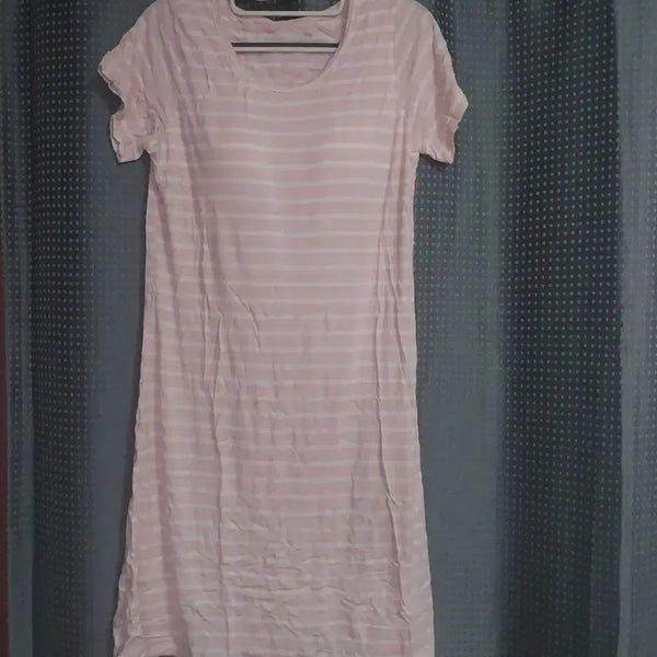 [BUNJANG] Modal Striped Home Wear Set with Built-in Bra Cups / 브라캡있는 홈웨어 2벌