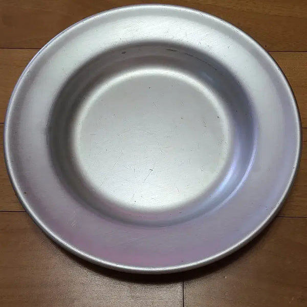 [BUNJANG] US Army Officer's Field Mess Plate Aluminum 22.5cm / 미군 오리지날 장교용 야전식기 접시 22.5cm
