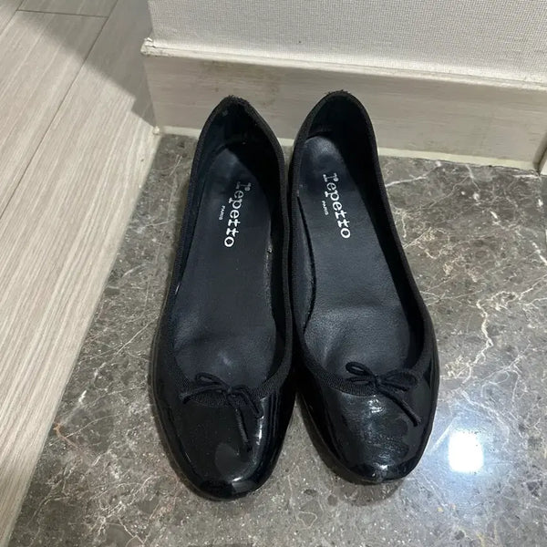 [BUNJANG] Repetto Camille Chaussures Ballerines Black Size 37 / [상태B급] 레페토 까미유 곰므 블랙 37사이즈