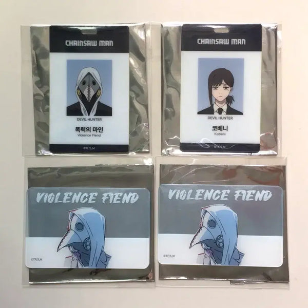 [BUNJANG] Chainsaw Man Violence Demon Kobeni Acrylic Card Bundle Set / [판매] 체인소맨 팝업 아크릴 카드 폭력의 마인 코베니 일괄