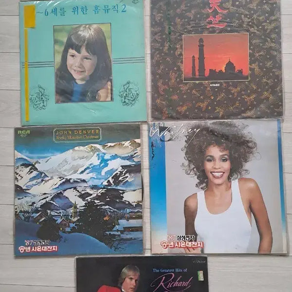 [BUNJANG] Joan Baez Golden Prize LP, John Denver Rocky Mountain Christmas LP, Richard Clayderman LP Bundle Set / 조안 바에즈 골든 프라이즈 LP / 존 덴버 락키 마운틴 크리스마스 LP / 리처드 클레이더만 LP6장일괄