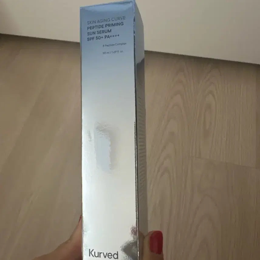 [BUNJANG] Curved Skin Aging Curve Peptide Priming Sun Serum SPF50+ / 커브드 스킨 에이징 커브 펩타이드 프라이밍 선 세럼 SPF50+