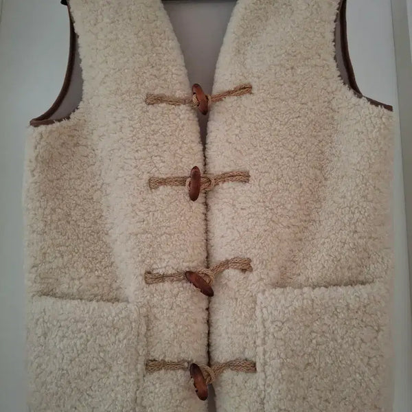 [BUNJANG] Aseell Fleece Vest / 내림)아쎄르양털조끼