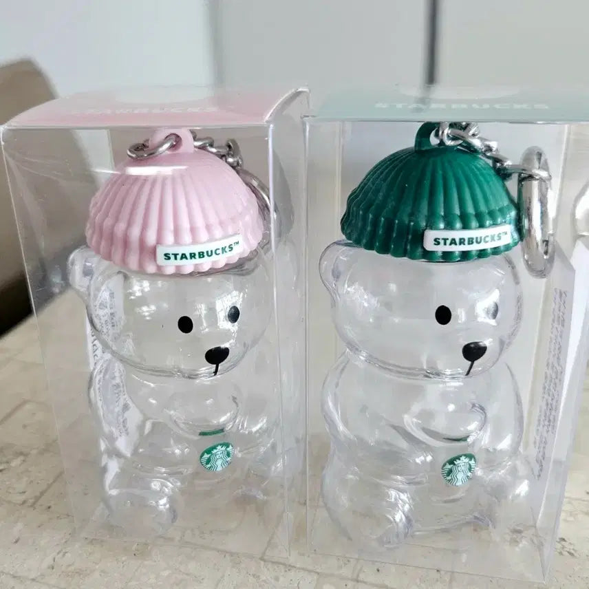 [BUNJANG] Starbucks Bearista Keyring Pink/Green Set / 스타벅스 베어리스타키링 핑크/그린 세트판매합니다^^