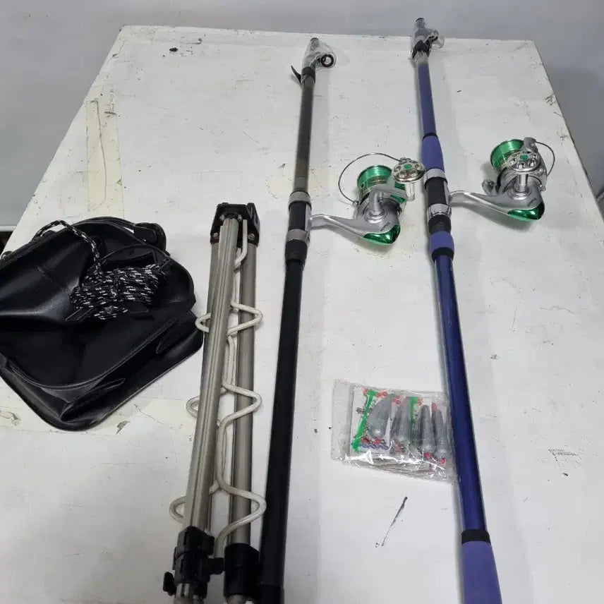 [BUNJANG] Black Hole Surf Casting Rod & Reel Set / 원투낚시대 세트