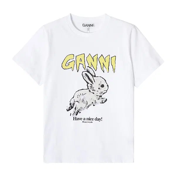 [BUNJANG] GANNI Relaxed Fit Bunny T-Shirt / [새상품] 가니 릴렉스드핏 버니 티셔츠