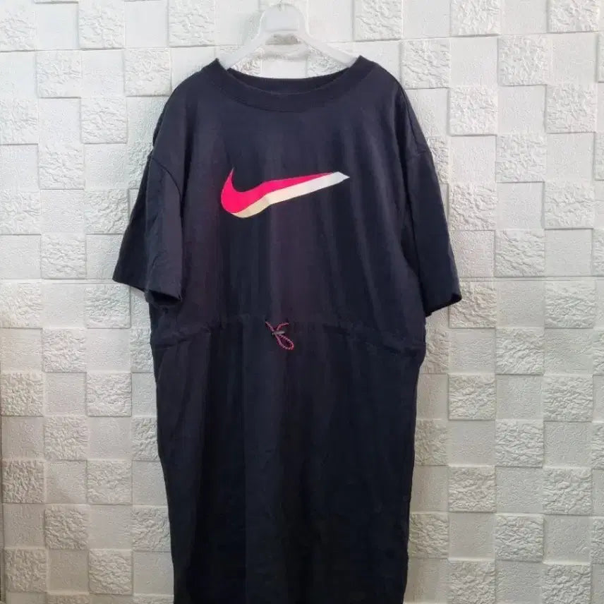 [BUNJANG] Nike Swoosh Short Sleeve Dress / 나이키 스우시 반팔 원피스S