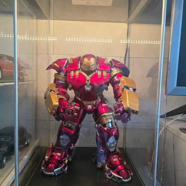 [BUNJANG] King Arts Hulkbuster with LED Display Case Bundle / 킹아츠 헐크버스터+led 장식장 일괄판매