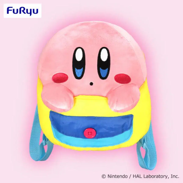 [BUNJANG] Huryu Kirby Backpack Plush Bag / 후류 별의 커비 백팩 배낭 인형 가방.