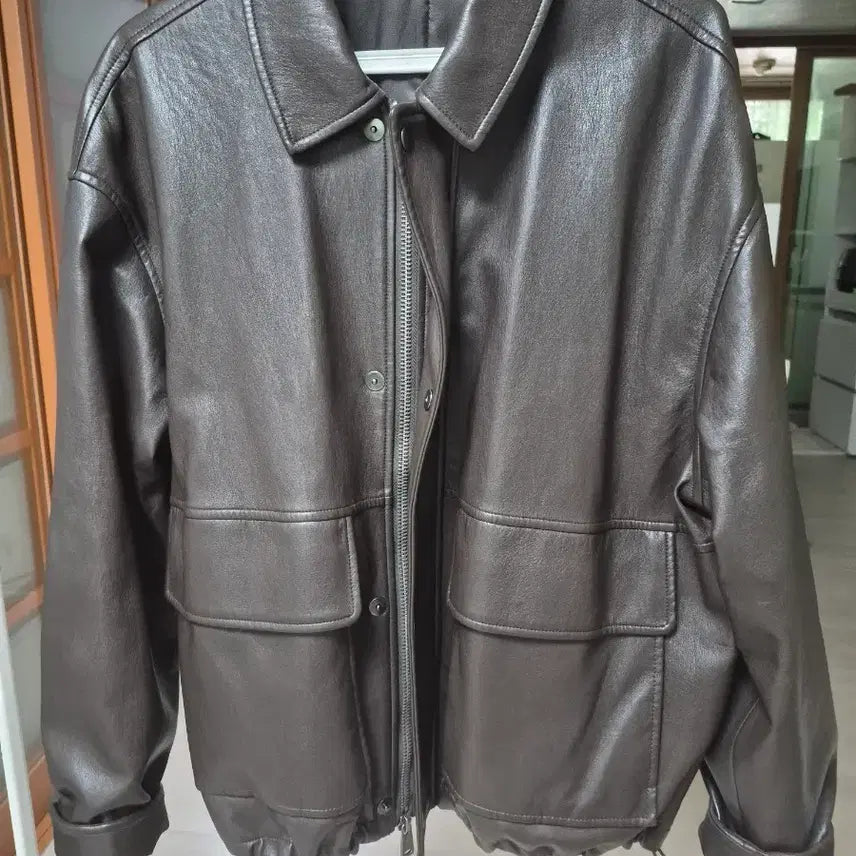 [BUNJANG] Zara A2 Leather Jacket / 자라 A2 가죽자켓