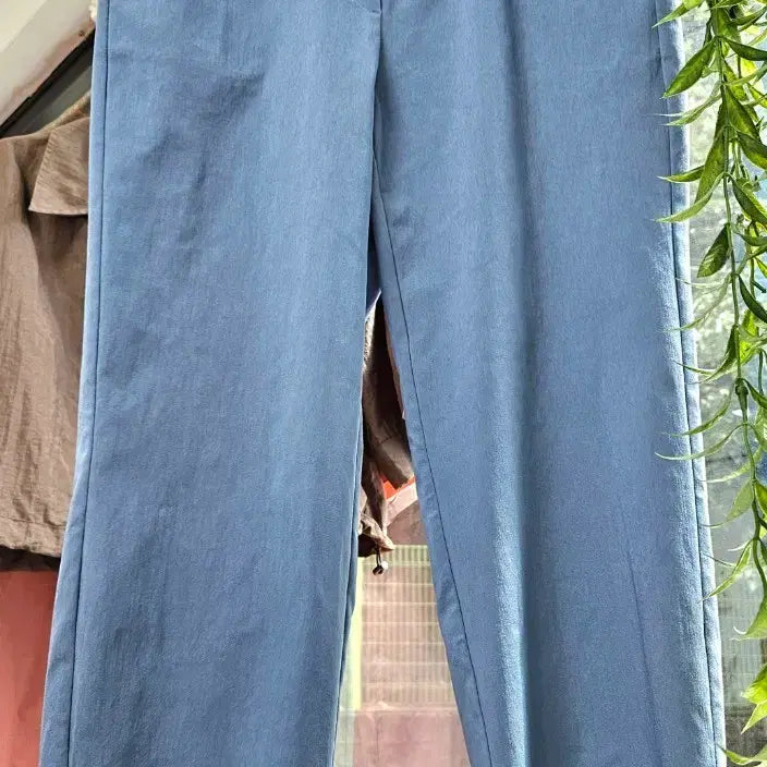 [BUNJANG] Spandex 7-Part Asymmetrical Capri Pants / [새상품]스판 7부 언발  카프리 바지(66)