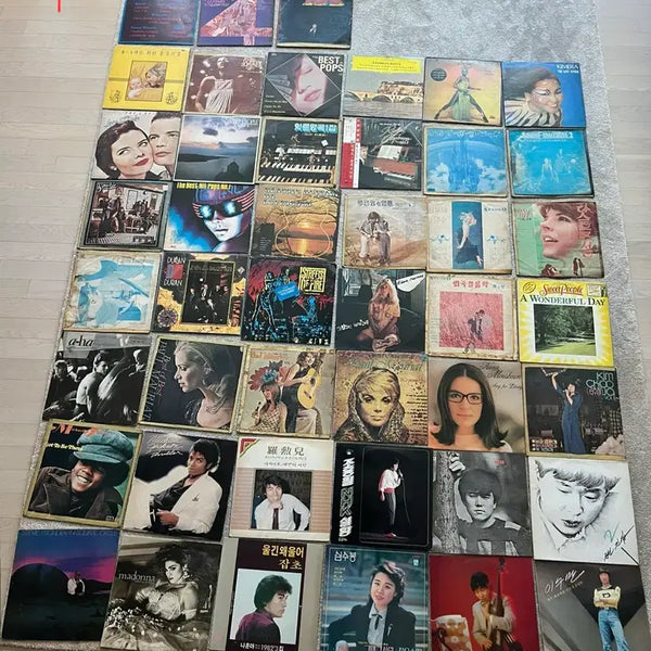 [BUNJANG] Various Artists 85 LP Records Bundle (Pop & Korean Classics) / LP 레코드 85장. 팝 명반(마이클잭슨, 마돈나, 스티비원더 등) & 8090 가요(나훈아, 심수봉, 송창식 등)
