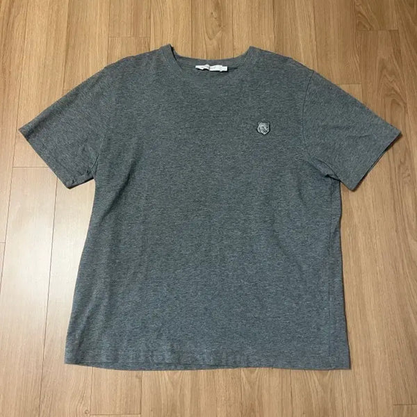 [BUNJANG] Maison Kitsuné Half Sleeve T-Shirt Charcoal / 메종키츠네 반팔 차콜