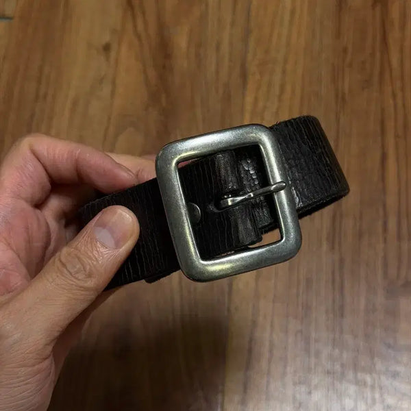 [BUNJANG] RRL Burnished Leather Belt / RRL 버니시 벨트 32
