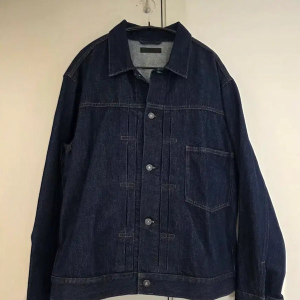 [BUNJANG] Uniqlo Denim Trucker Jacket XL / 유니클로 대전판 데님 트러커 XL