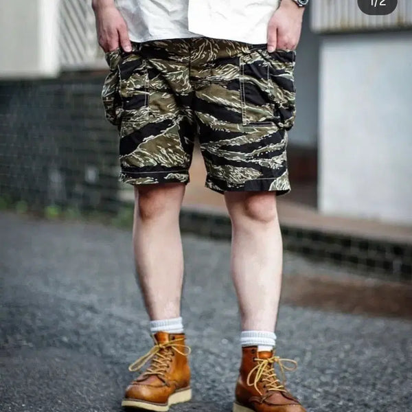 [BUNJANG] Colimbo Tiger Camo Shorts / 콜림보 타이거카모 반바지