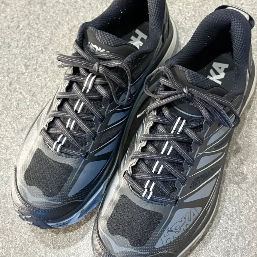 [BUNJANG] Hoka Mafate Speed 2 Black Castle Rock Sneakers / 호카 마파테 스피드 2 블랙 캐슬락