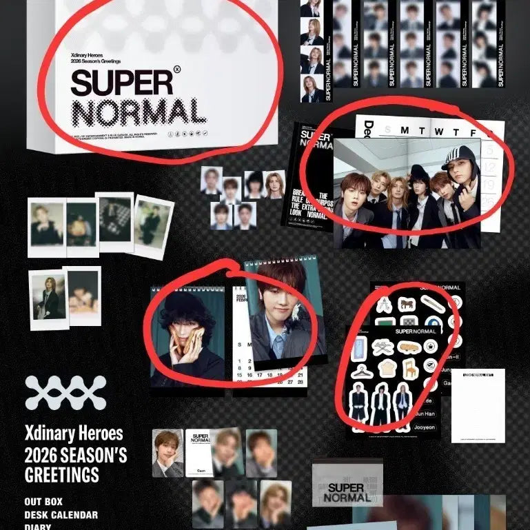 [BUNJANG] AKMU 2026 Season's Greetings Components / 엑디즈 2026 시그 구성품