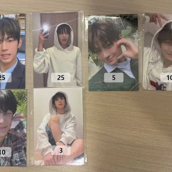 [BUNJANG] TWS Sparkling Blue Pop-up Photocard Dohoon Hanjin Jihoon / 투어스 스파클링블루 팝업포카 도훈 한진 지훈