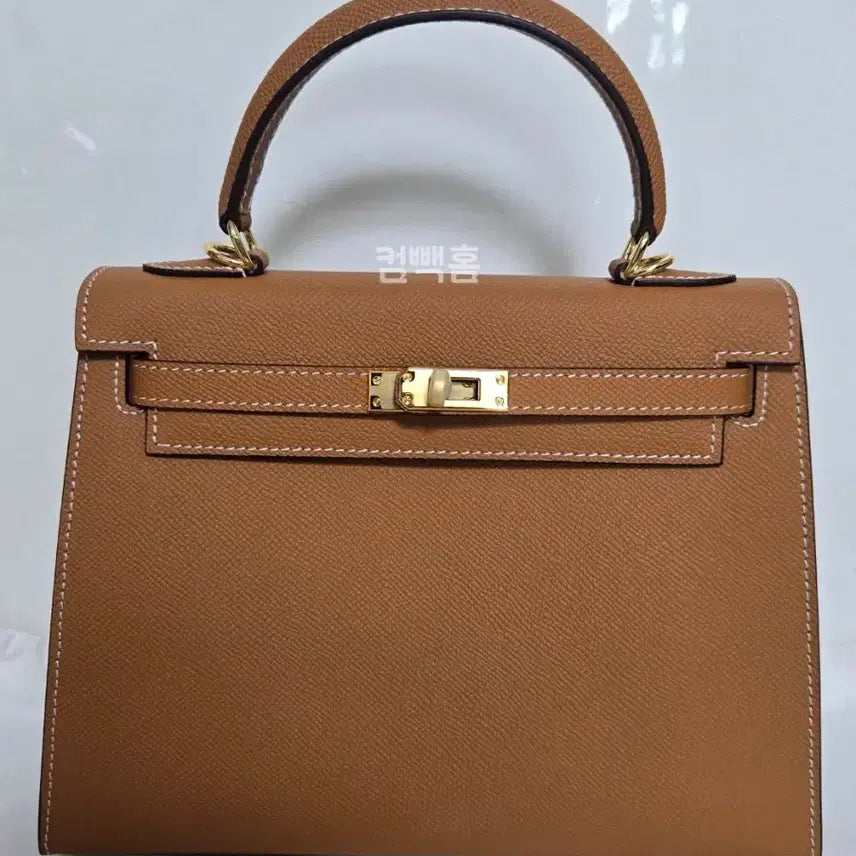 [BUNJANG] Lamue 25 Size Curly Bag Camel / (새상품) 라뮤에 25사이즈 컬디백_ 카멜
