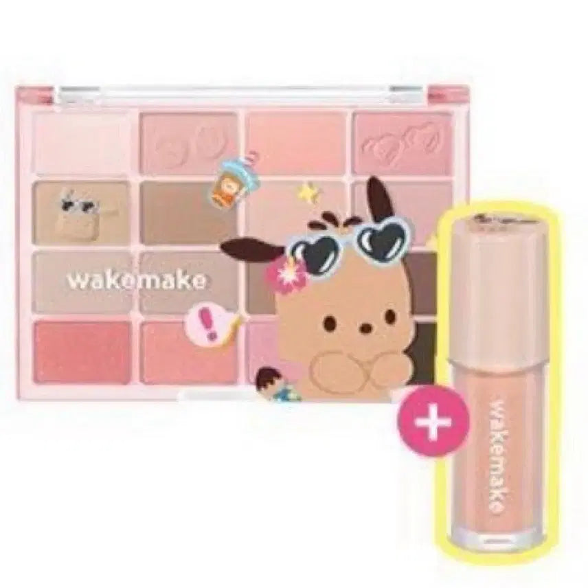 [BUNJANG] WAKEMAKE Pochacco Edition Soft Blurring Eye Palette #25 Healthy Coral Blurring / (새 상품) 웨이크메이크 태닝 포차코 에디션 소프트 블러링 아이팔레트 25호 헬시코랄블러링