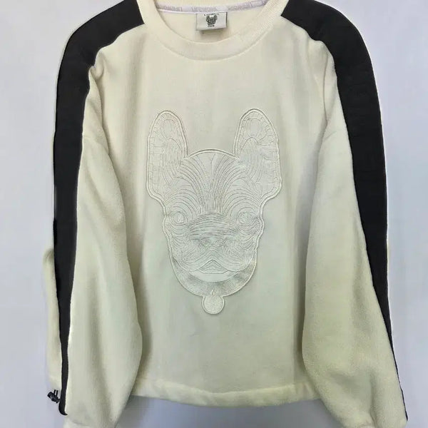 [BUNJANG] Life Work French Bulldog Sweatshirt / Life Work 기모 프렌치불독 맨투맨