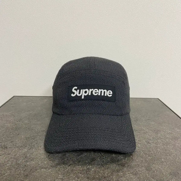 [BUNJANG] Supreme Box Logo Kevlar Camp Cap Black / 슈프림 박스로고 캠프캡 모자 케블라 블랙
