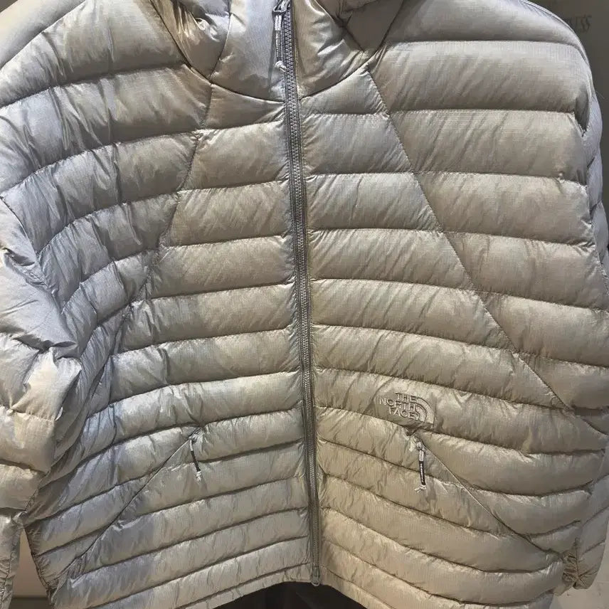 [BUNJANG] The North Face Ventus On Lightweight Down Jacket Silver Unisex S / 택o 새제품 정품 노스페이스 벤투스온 경량패딩 실버 남녀공용 s