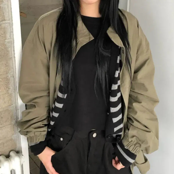 [BUNJANG] LoopOn Khaki Field Jacket / 루프온 야상