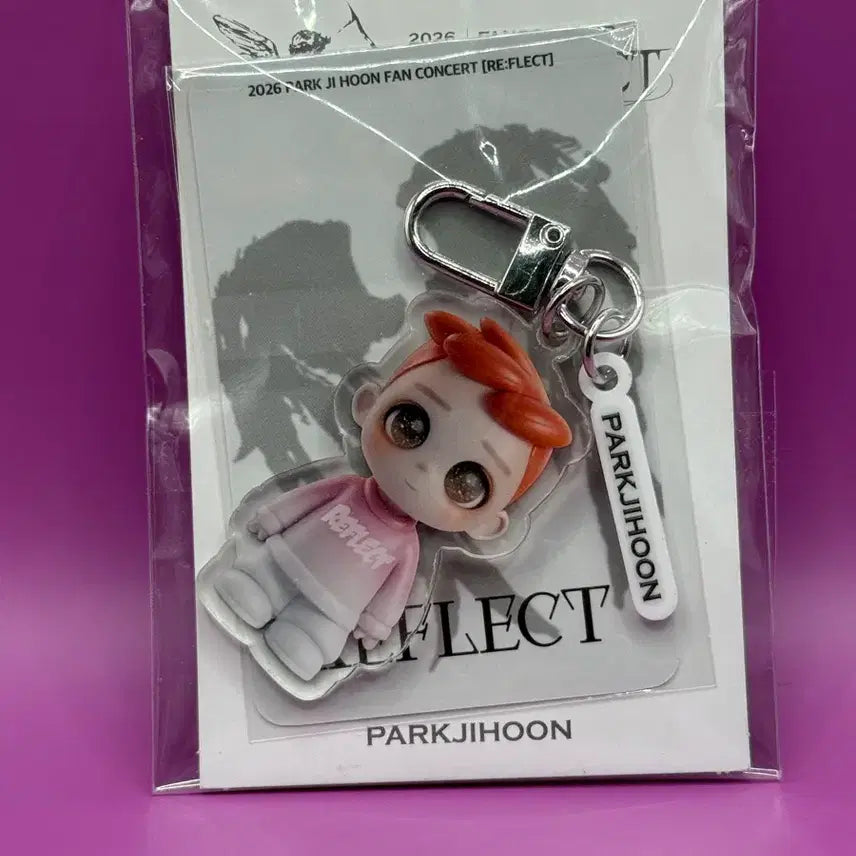 [BUNJANG] Park Jihoon Photocard Holder with Sealed Photocard / 박지훈 키링 미개봉 포카포함