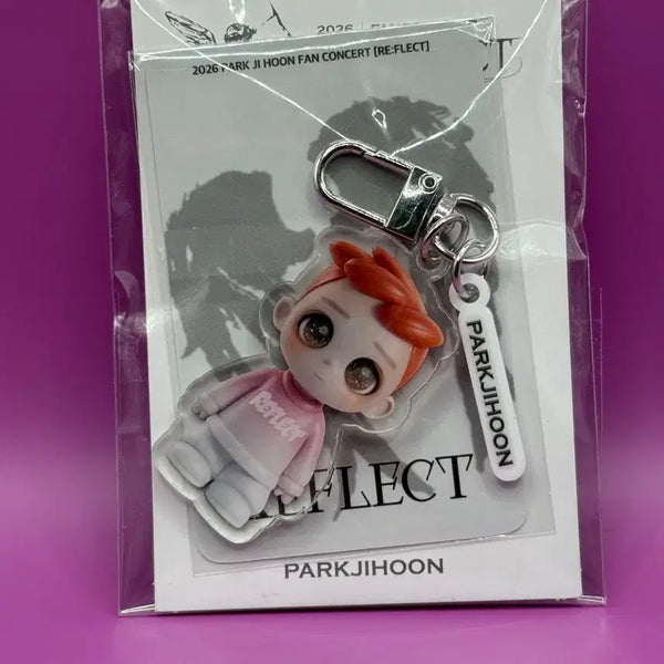 [BUNJANG] Park Jihoon Photocard Holder with Sealed Photocard / 박지훈 키링 미개봉 포카포함