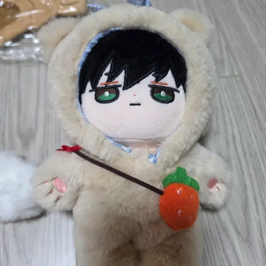 [BUNJANG] 20cm Bear Outfit Set for Dolls / 20cm 솜인형 곰돌이 옷 세트