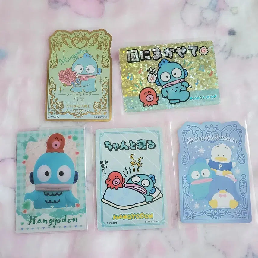 [BUNJANG] Sanrio Characters Collector's Card Hangyodon / 산리오 캐릭터 콜렉터즈 컬렉터즈 카드 한교동 웨하스