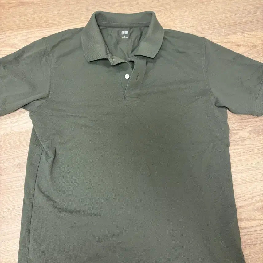 [BUNJANG] Uniqlo Dry Pique Polo Shirt Navy / 유니클로 올리브 카키 드라이 피케 pk 폴로 네이비 폴로 카라티