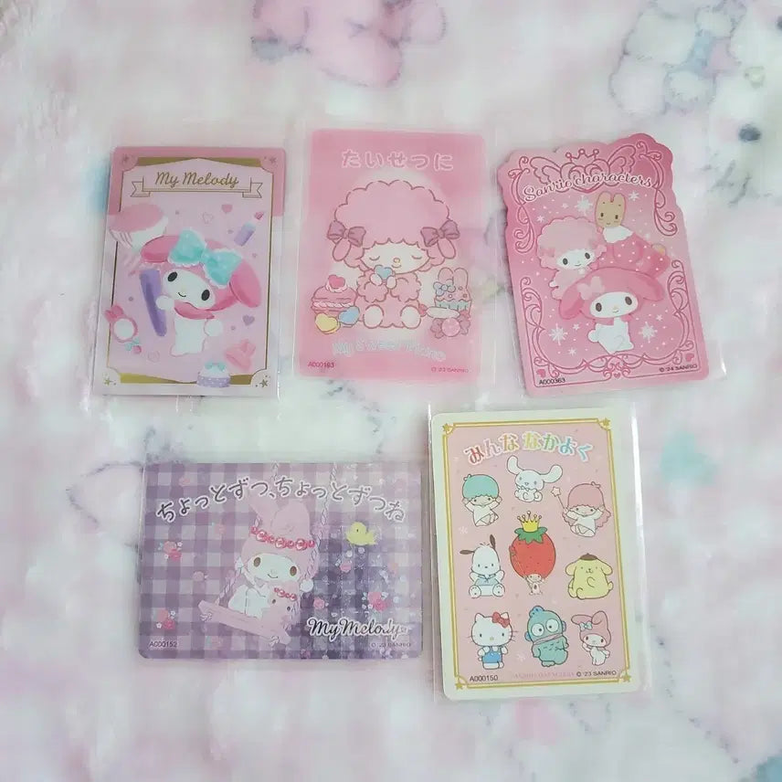 [BUNJANG] Sanrio My Melody My Sweet Piano Wafer Card Collector's Set / 산리오 캐릭터 카드 콜렉터즈 컬렉터즈 마이멜로디 마이스위트피아노 웨하스