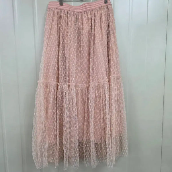 [BUNJANG] O'2nd Indie Pink Tulle Skirt Size 64 / 한섬 O'2nd 인디핑크 튤 스커트 64