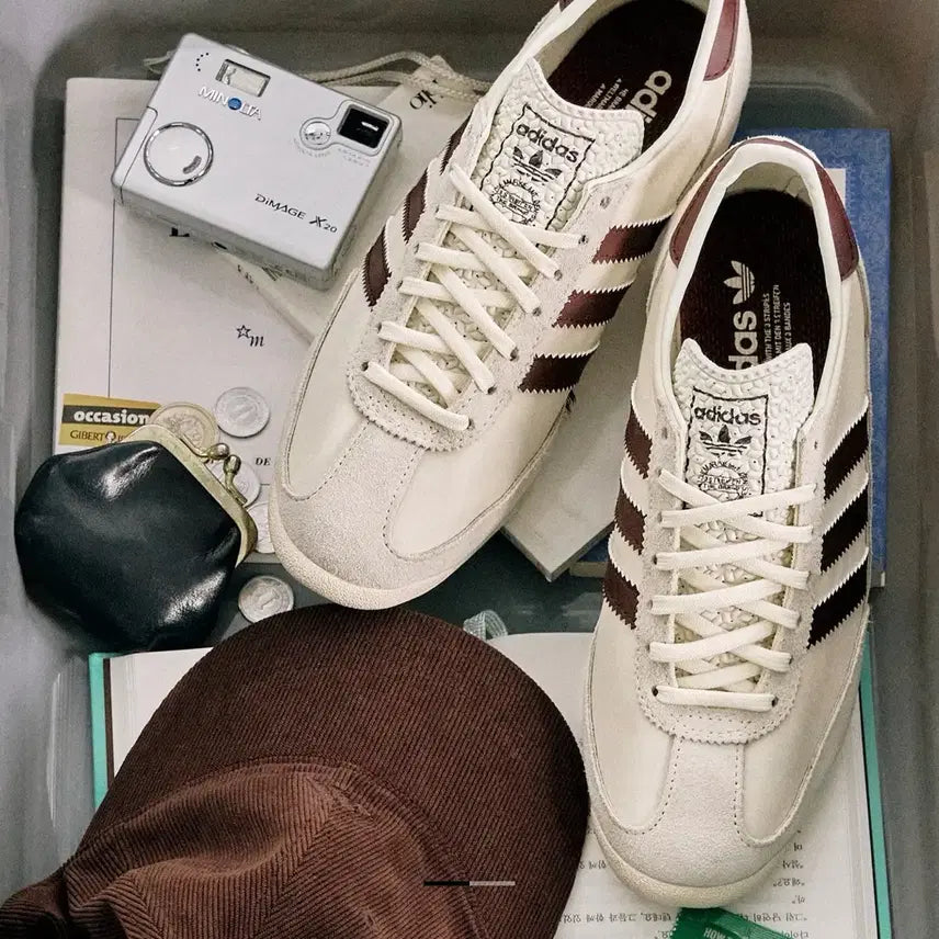 [BUNJANG] Adidas SL 72 Winder White Brown 255 / 아디다스 SL 72 윈더 화이트 브라운 255