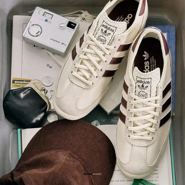 [BUNJANG] Adidas SL 72 Winder White Brown 255 / 아디다스 SL 72 윈더 화이트 브라운 255