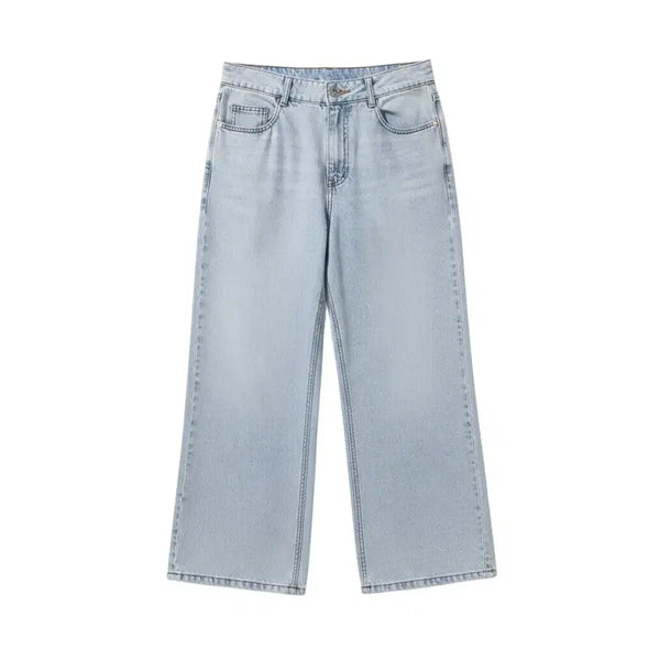 [BUNJANG] Lanvin Wide Light Wash Denim Pants / 여성 64-94/ 랑방 와이드 연청 데님팬츠