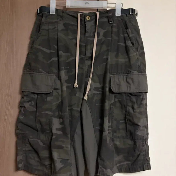 [BUNJANG] Politeru Camo Bermuda Olive Shorts / [2]폴리테루 카모 버뮤다 올리브
