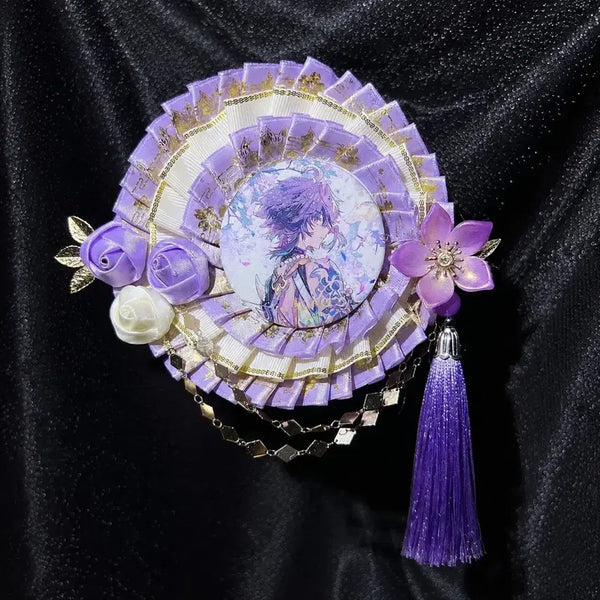 [BUNJANG] 4 Colors / 55-75mm Rosette / Can Badge Holder / 4컬러 / 55-75mm 화려 로제트 / 캔뱃지 홀더