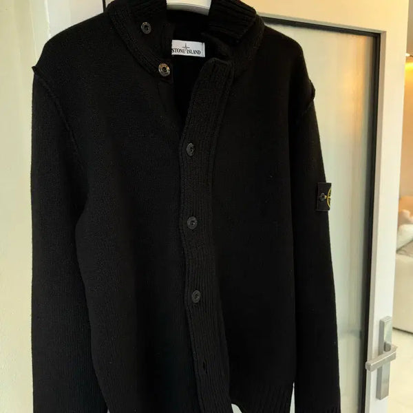 [BUNJANG] Stone Island Zipper Cardigan Black XL / 스톤아일랜드 지퍼가디건 XL 블랙