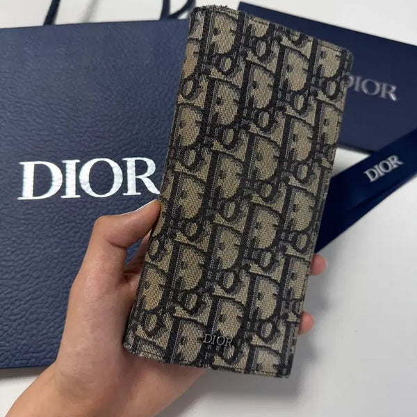 [BUNJANG] Dior Dior Oblique Jacquard Long Wallet / [최저가/정품]디올 오블리크 자카드 장지갑